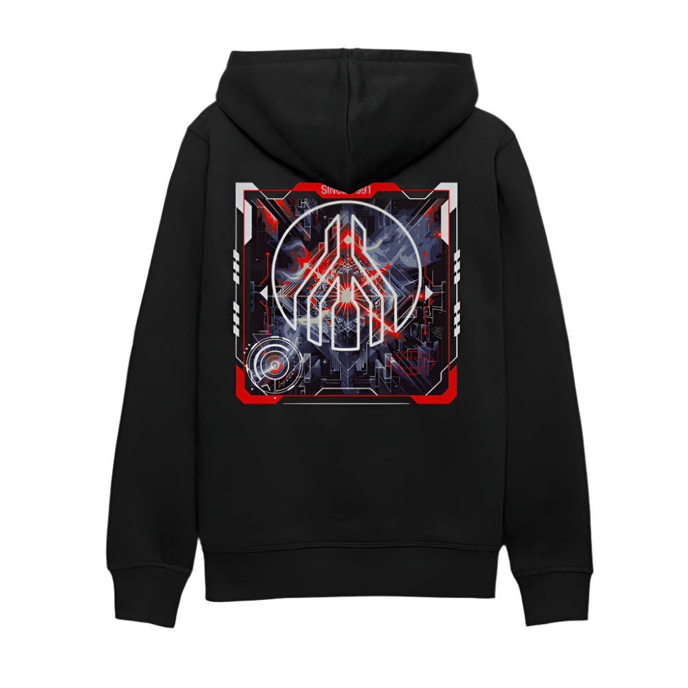 Core Transmission - Organic Kanguru Hoodie - Schwarz