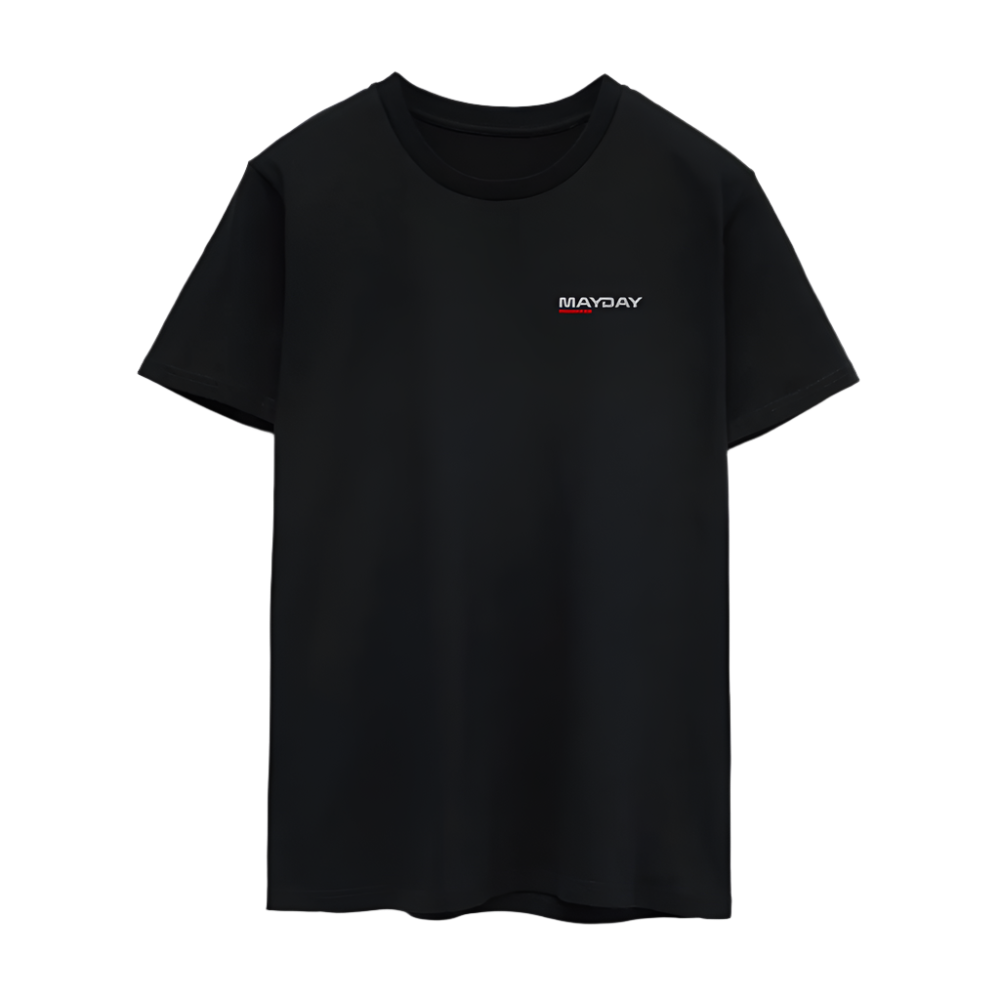 MAYDAY Grid Pulse Line-Up 2025 - Unisex T-Shirt - Schwarz