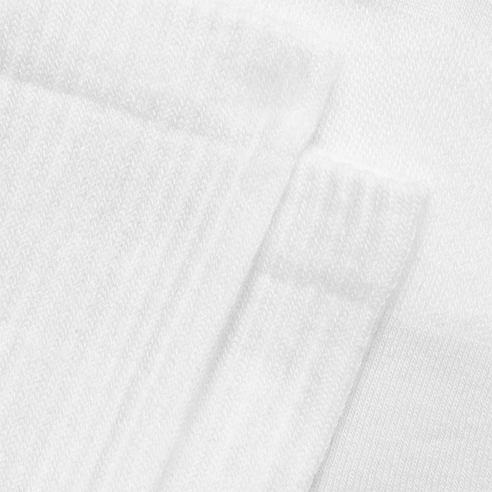 MAYDAY Tennissocken - schwarzer Stick - Weiß