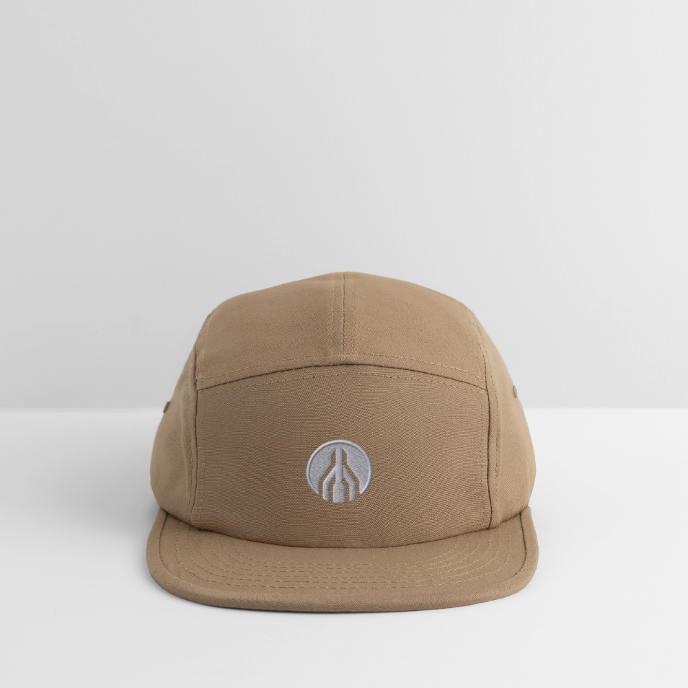 MAYDAY Canvas Camper Cap - weißer Stick - Khaki