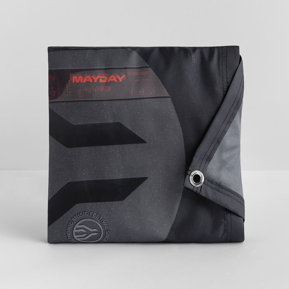 MAYDAY Fahne - Schwarz