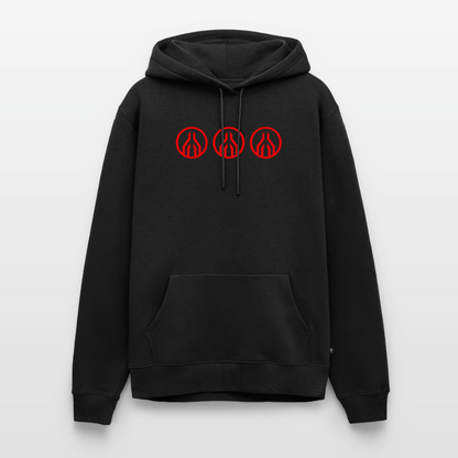 MAYDAY Uncompromising - Organic Kanguru Hoodie - Schwarz