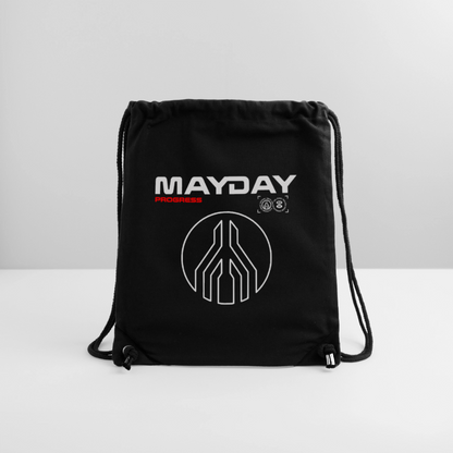 MAYDAY Progress - recycelter Gym Bag - Schwarz