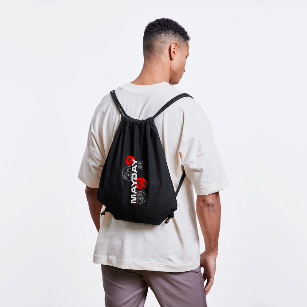 MAYDAY Rocket - recycelter Gym Bag - Schwarz