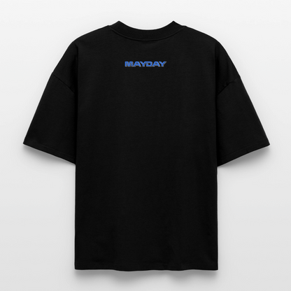 MAYDAY Signature Blue - Heavy Boxy T-Shirt - Schwarz