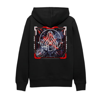Core Transmission - Organic Kanguru Hoodie - Schwarz