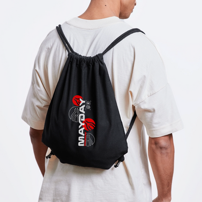 MAYDAY Rocket - recycelter Gym Bag - Schwarz