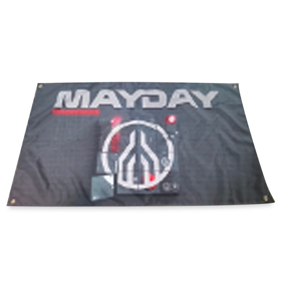 MAYDAY 25 Flag - Schwarz