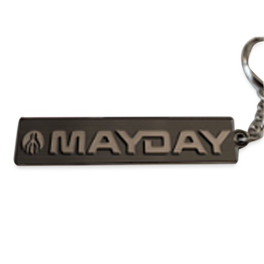 Keytag Metall - Schwarz/Silber