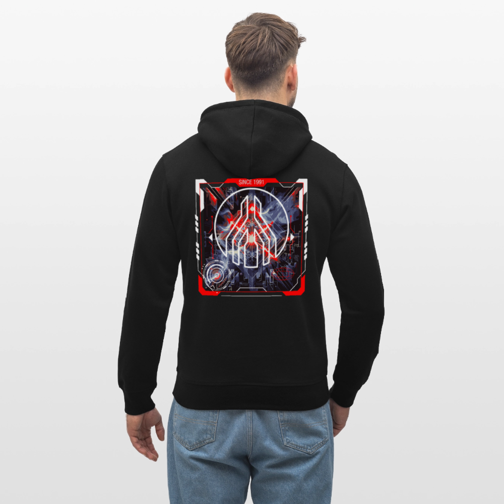 Core Transmission - Organic Kanguru Hoodie - Schwarz