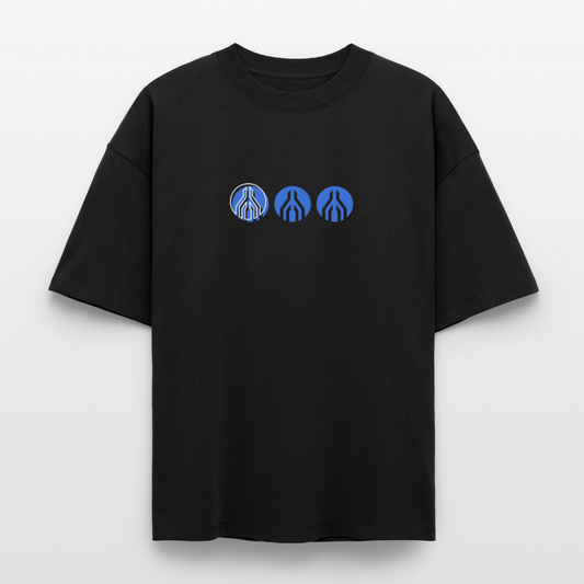 MAYDAY Signature Blue - Heavy Boxy T-Shirt - Schwarz