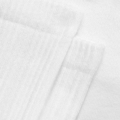 MAYDAY Tennissocken - schwarzer Stick - Weiß