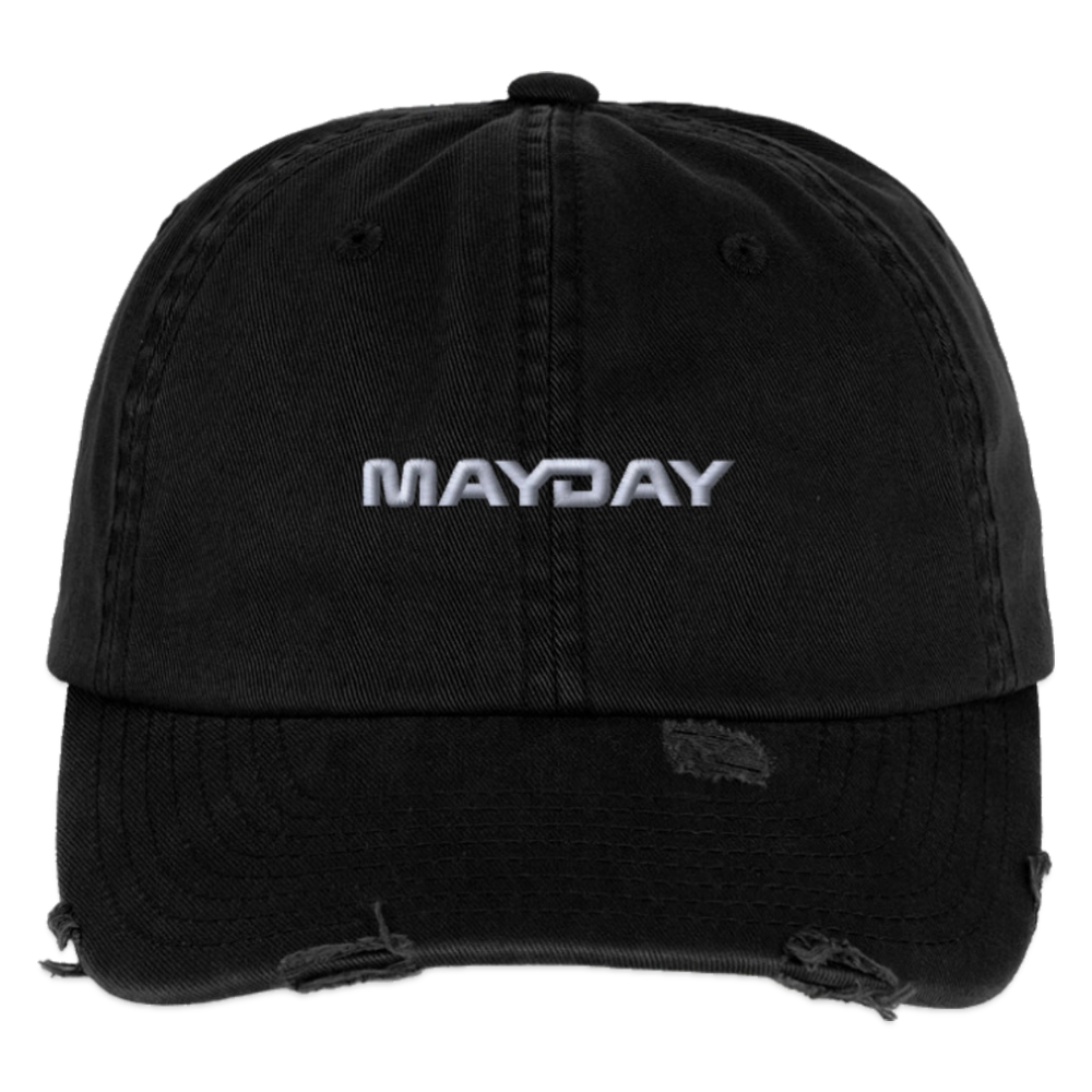 MAYDAY Iconic Destroyed Cap - Schwarz