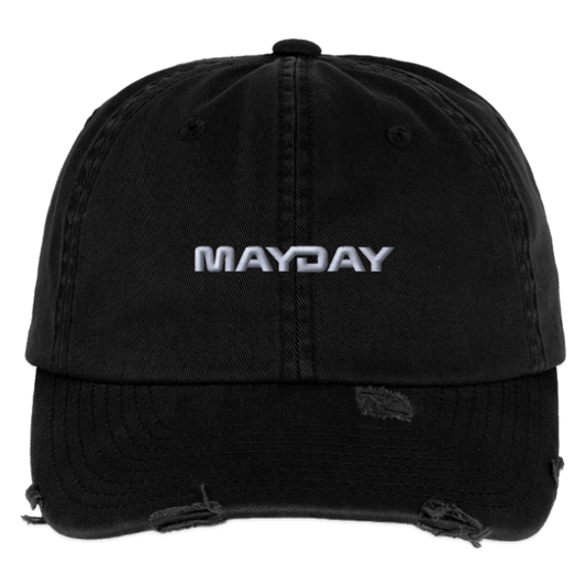 MAYDAY Iconic Destroyed Cap - Schwarz