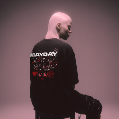 MAYDAY Community Shirt - Oversized Heavy Boxy T-Shirt
