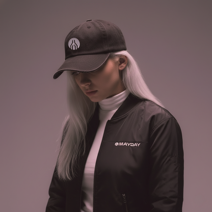 MAYDAY Relaxed Vintage Cap - weißer Stick