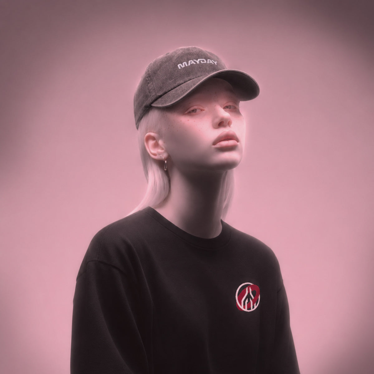 MAYDAY Relaxed Vintage Cap - gestickt